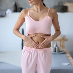 Persona con molestias digestivas para plasmar el Test SIBO