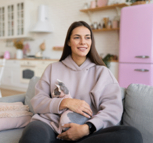 Mujer adulta sonriendo como representación del Test Reserva Ovárica